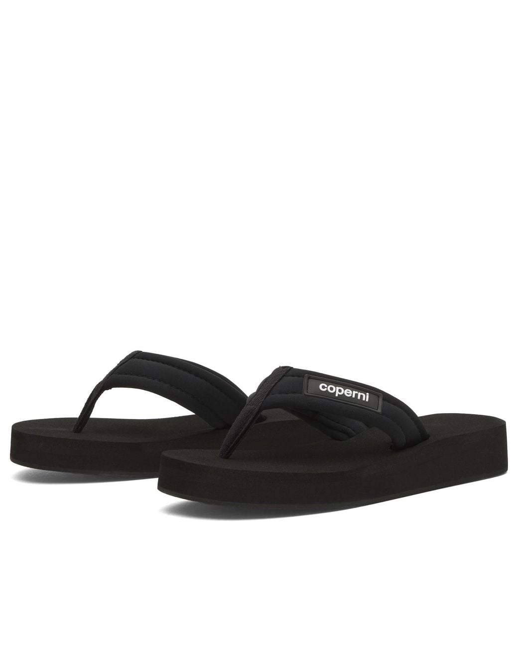 Coperni Black Foam Flip Flops