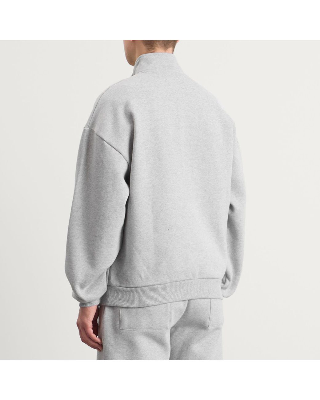 MKI Miyuki-Zoku Gray Uniform Quarter Zip for men