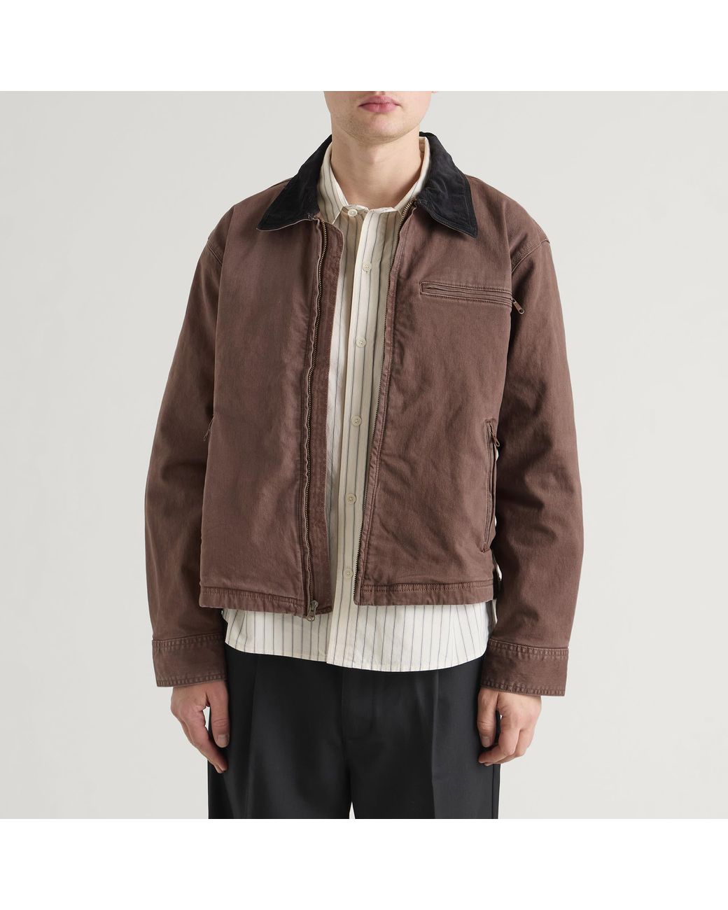 Corridor NYC Brown Utility Jacket for men