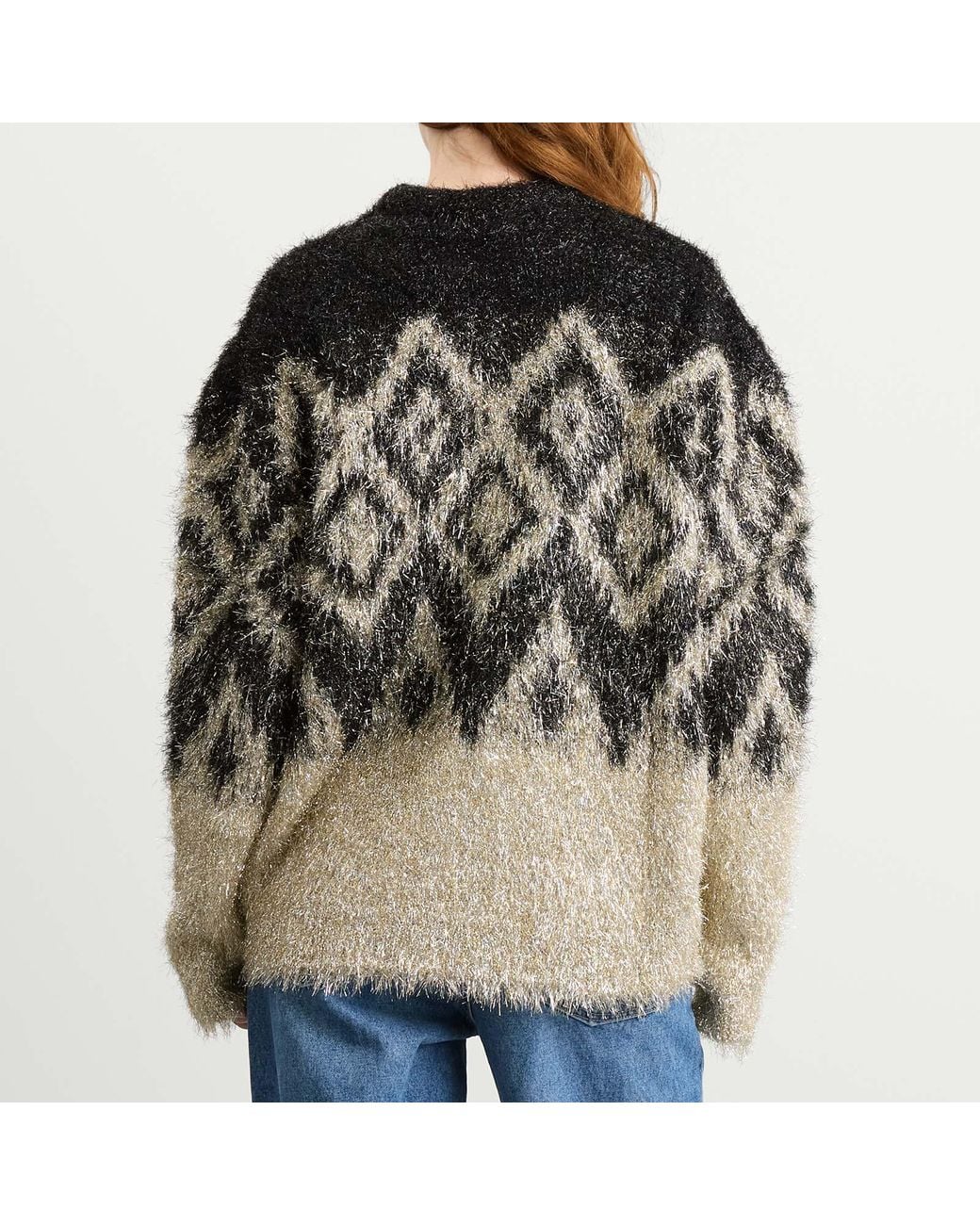Acne Multicolor Kinai Tinsel Winter Jumper
