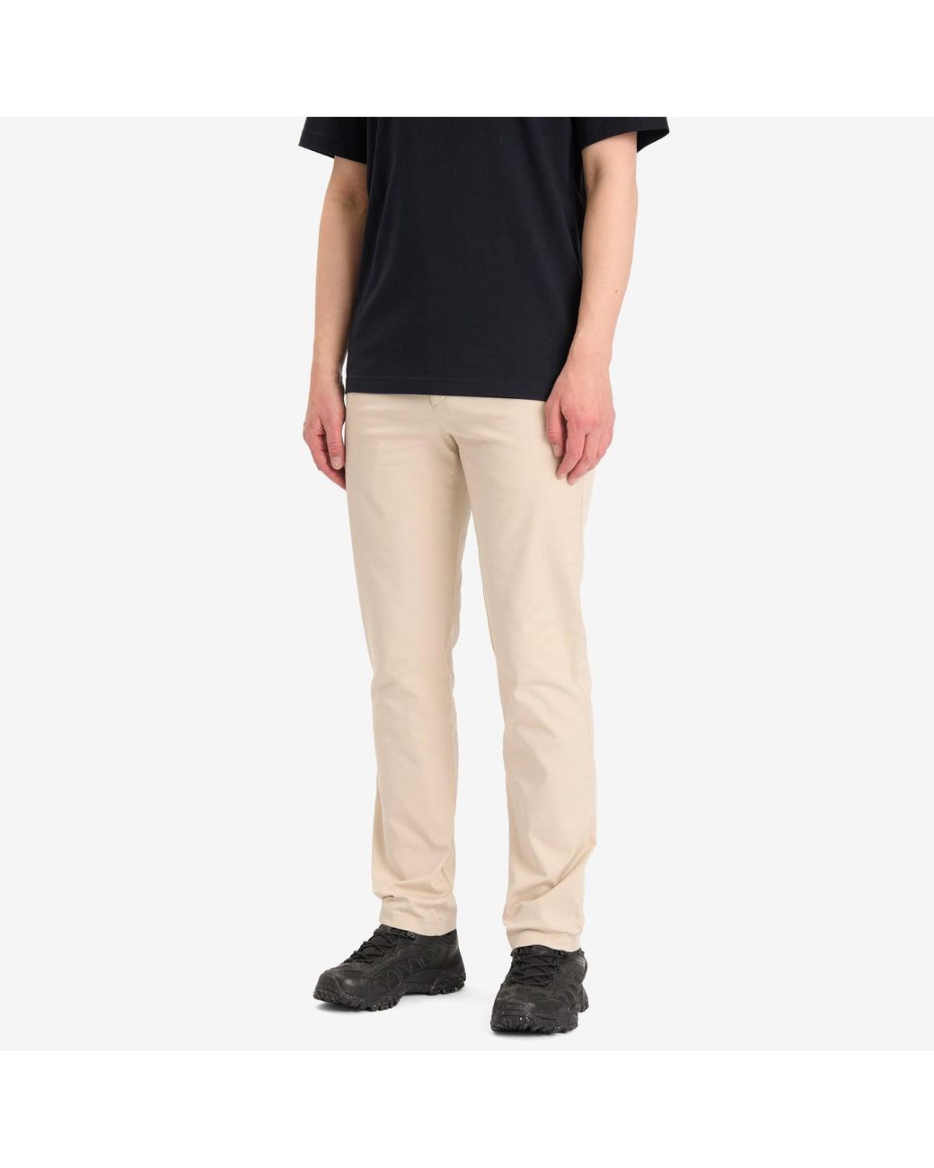 Norse Projects Natural Standard Slim Chino Trousers for men