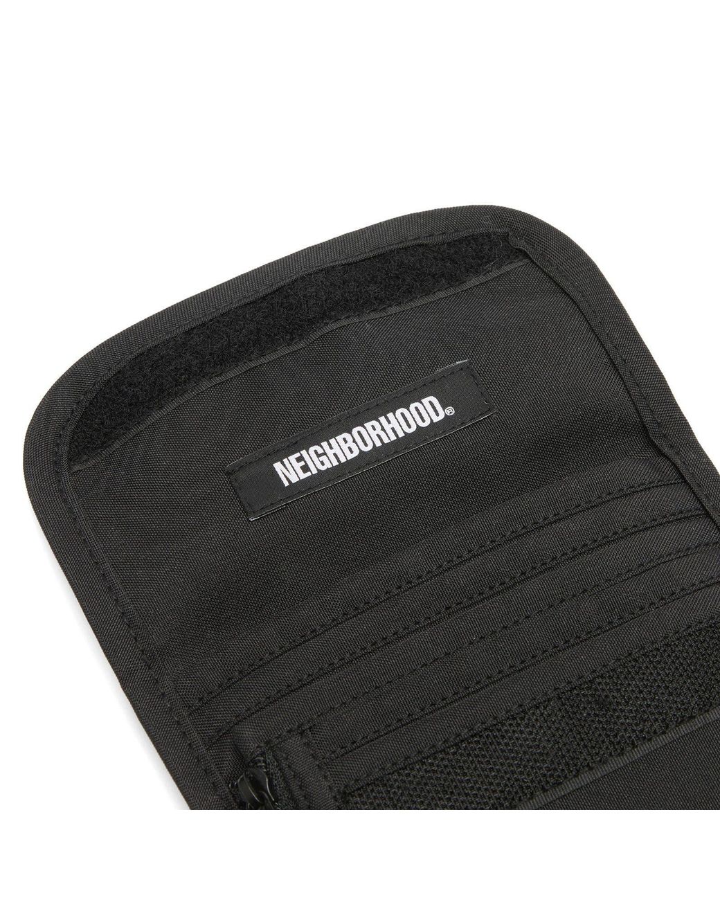 Neighborhood Passport Case in Black for Men | Lyst