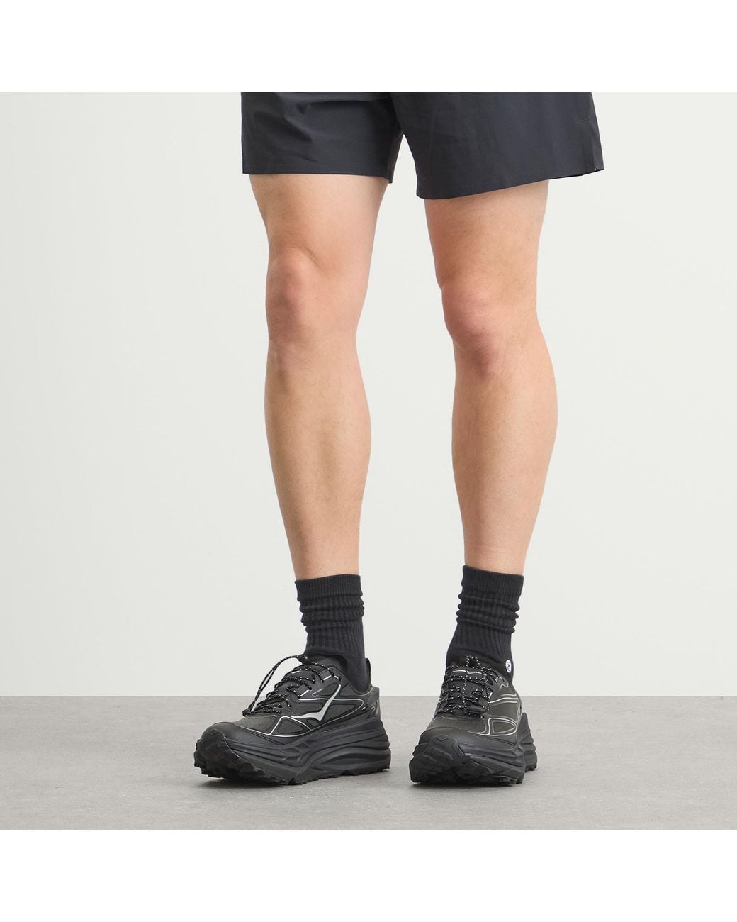 Hoka One One Black U Stinson One7 Sneaker