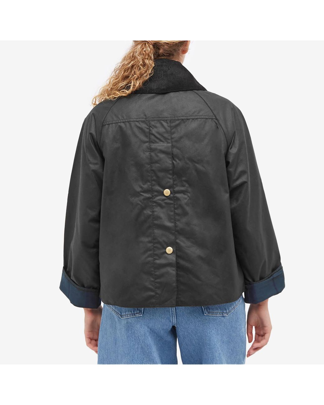 Barbour Catton Wax Jacket in Black | Lyst UK