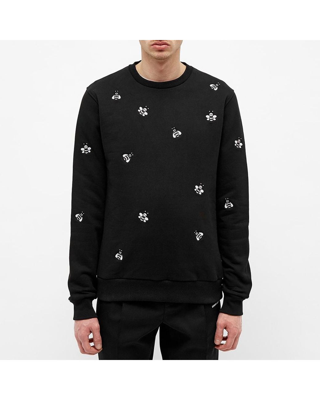 Dior Homme X Kaws Bee Embroidered Sweatshirt in Black for Men | Lyst