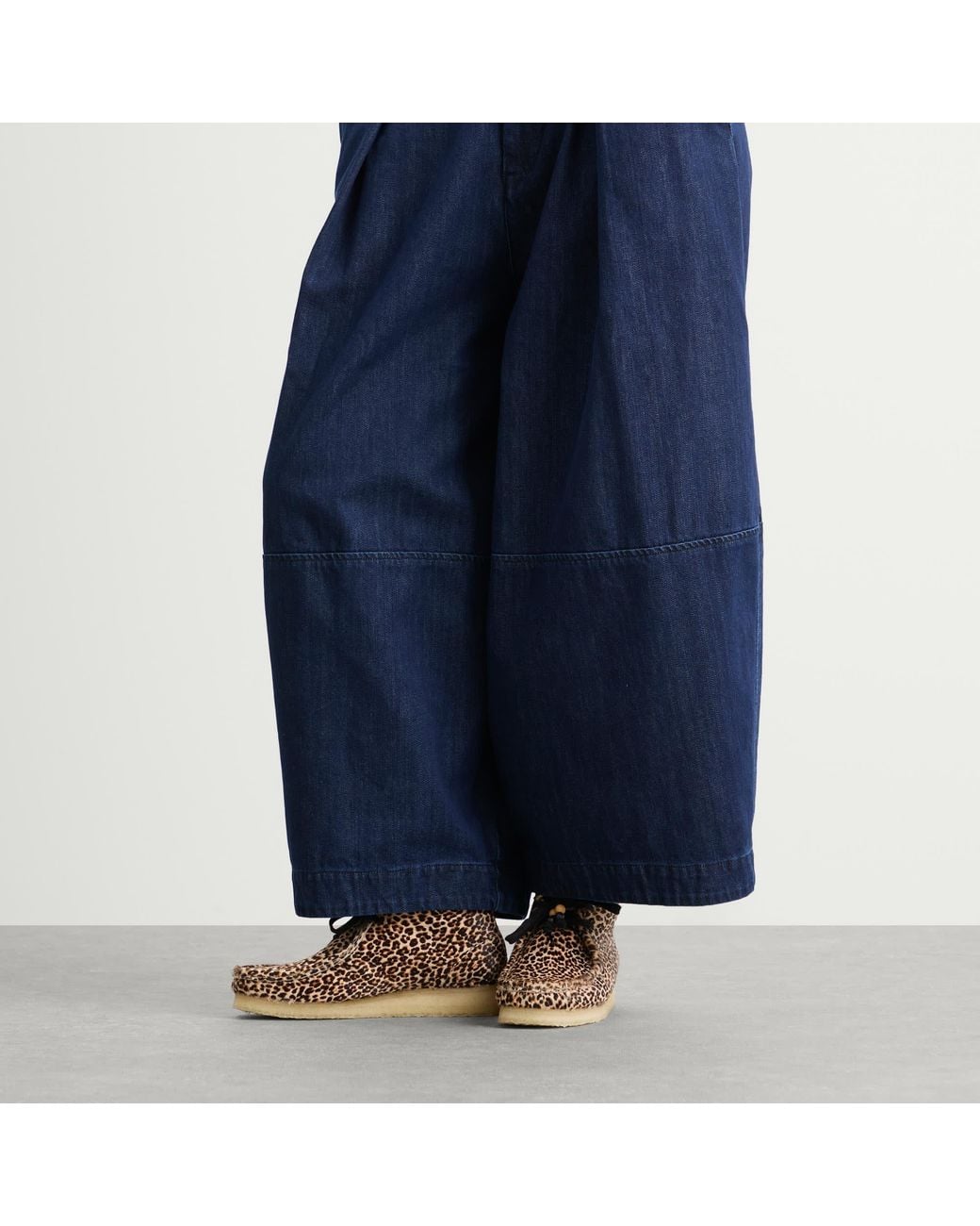 Clarks Metallic Leopard Wallabee Boot