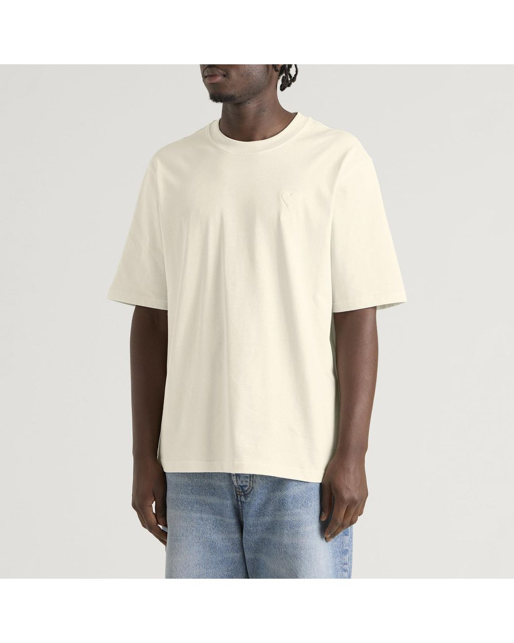 AMI Natural Tonal Big Adc T-Shirt for men