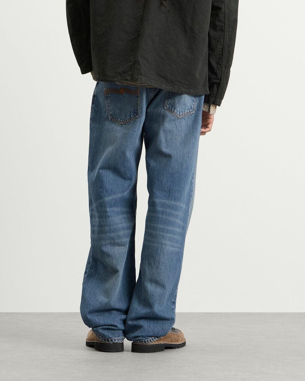 Tuff Style Nudie Jeans Tuff Tony Wide Leg Jeans in Blue for Men | Lyst