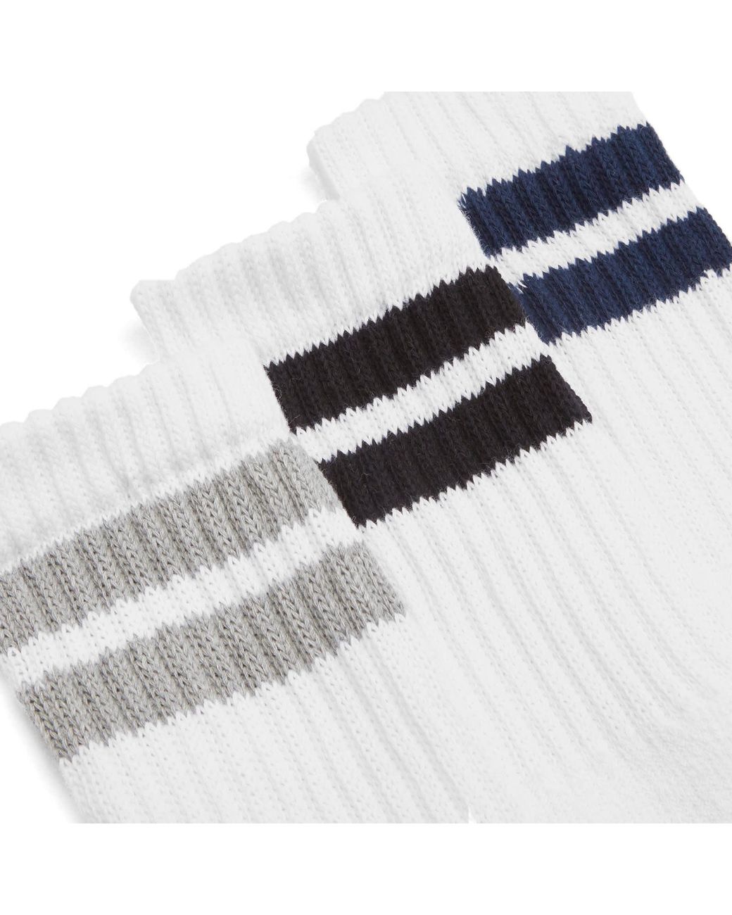 Healthknit White Crew Sock