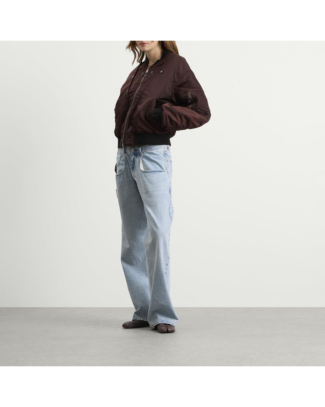 Maison Margiela Black Reversible Bomber Jacket