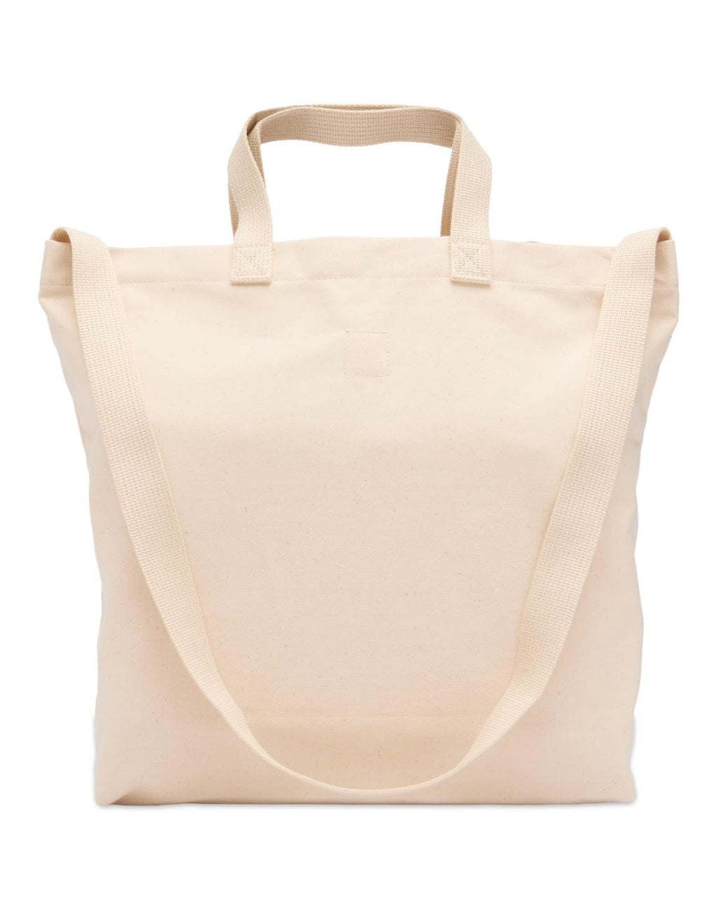 BEAMS Japan White 2 Way Canvas Tote Bag