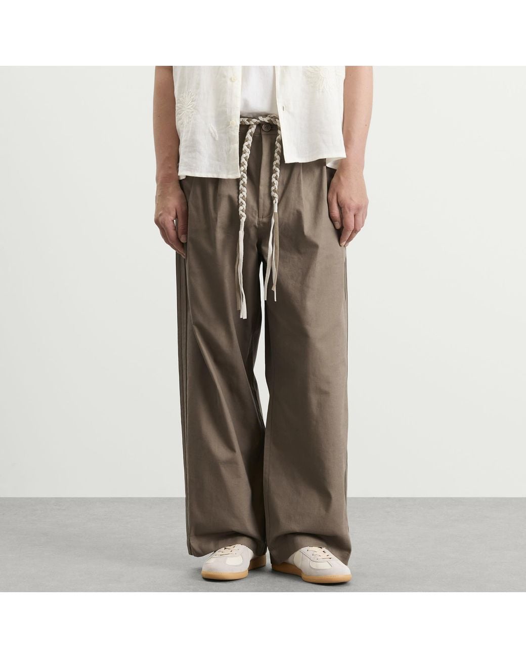Adidas Gray Resort Pants for men