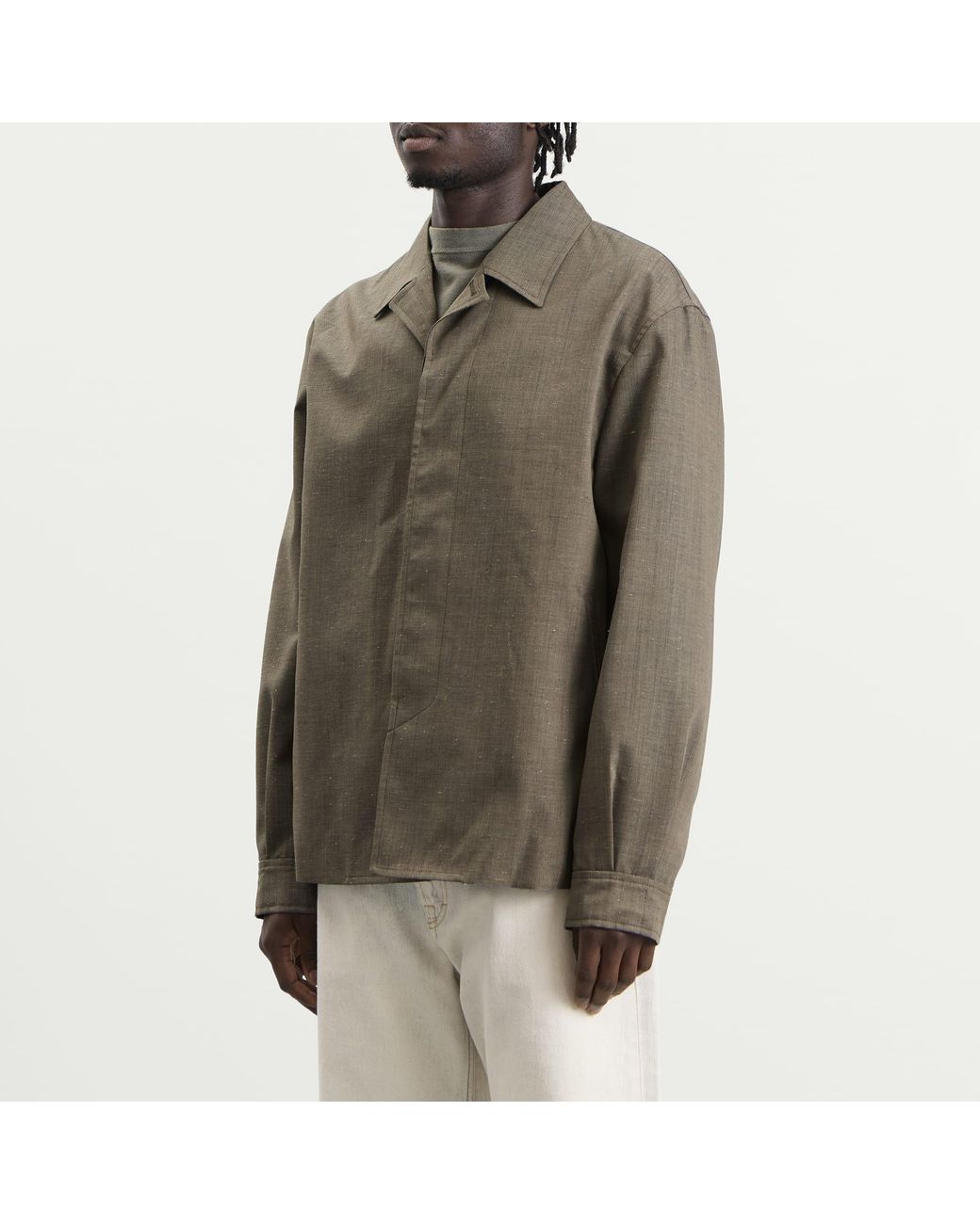 Our Legacy Green Flowy Fleck Wool Pack Blazer for men
