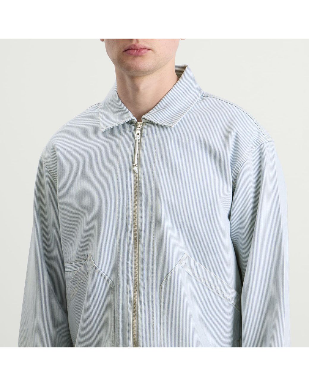 Folk Blue Mechanic Jacket for men