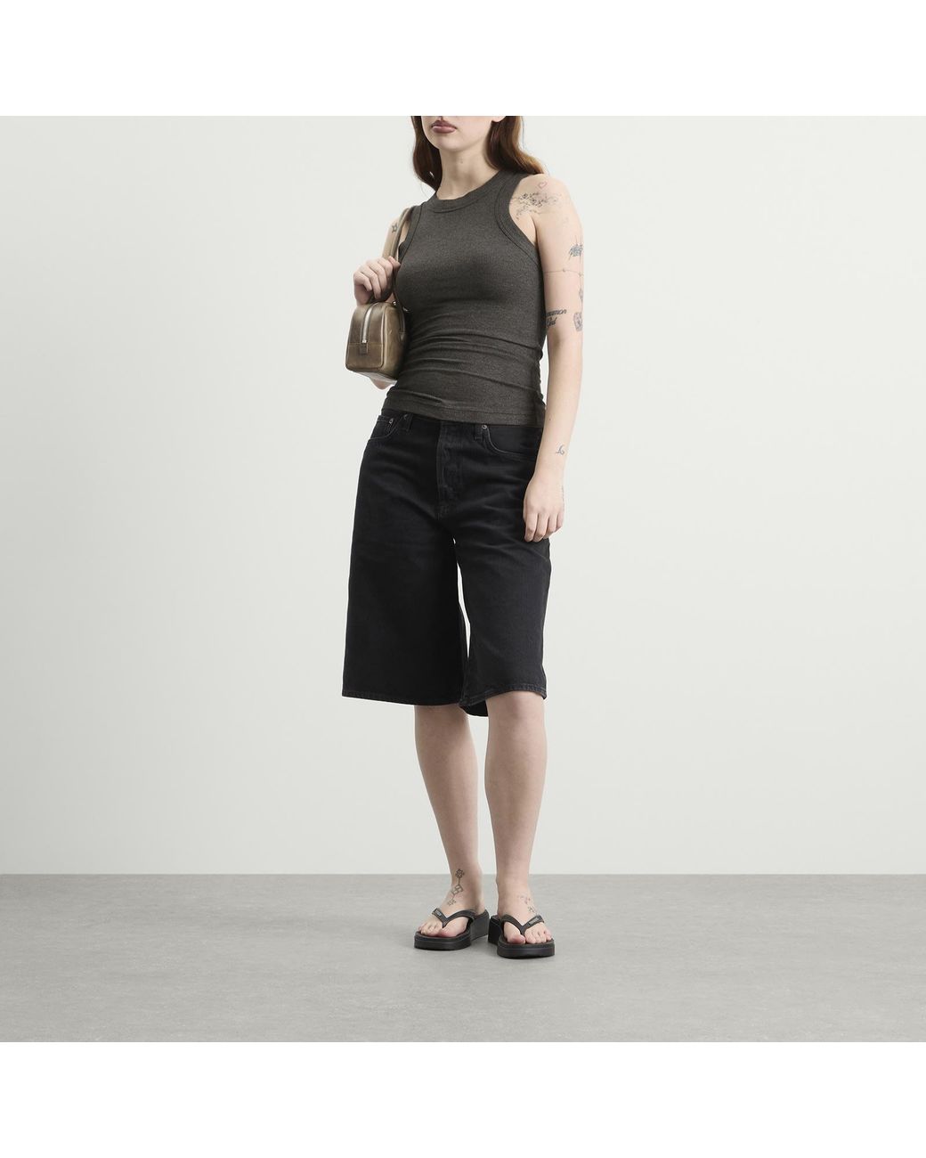 Agolde Gray Leigh Tank