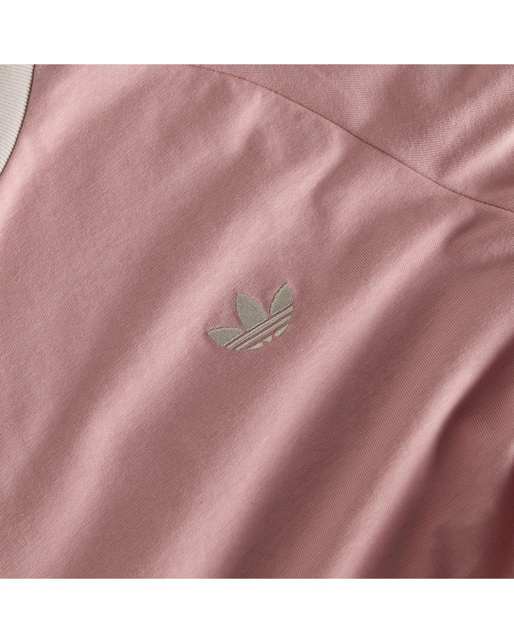 Adidas Pink X Jennie Layer Crop T-Shirt