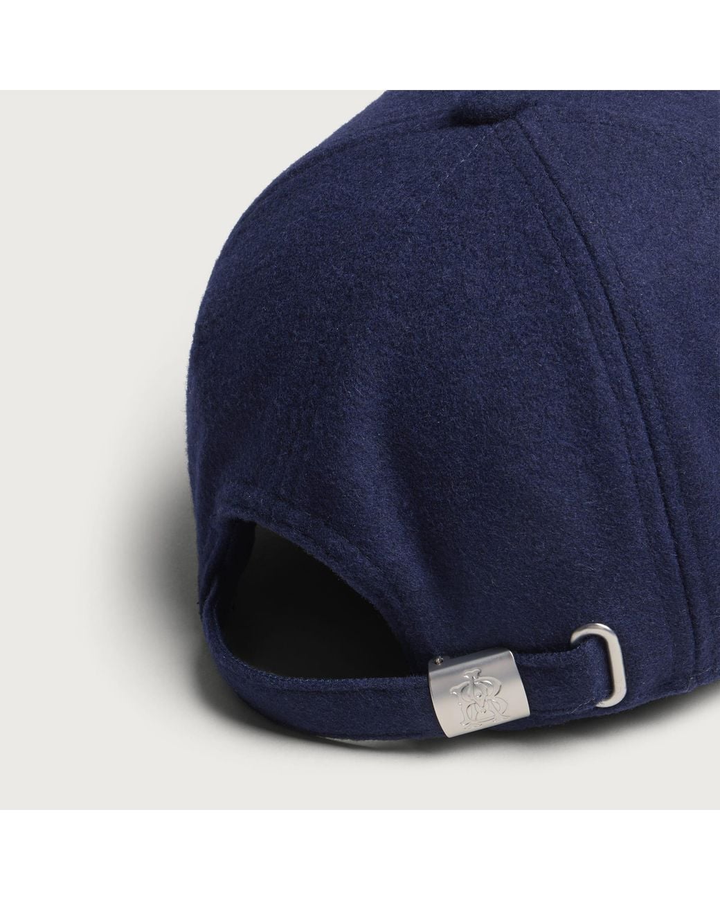 About Blank Blue Monogram Cap for men