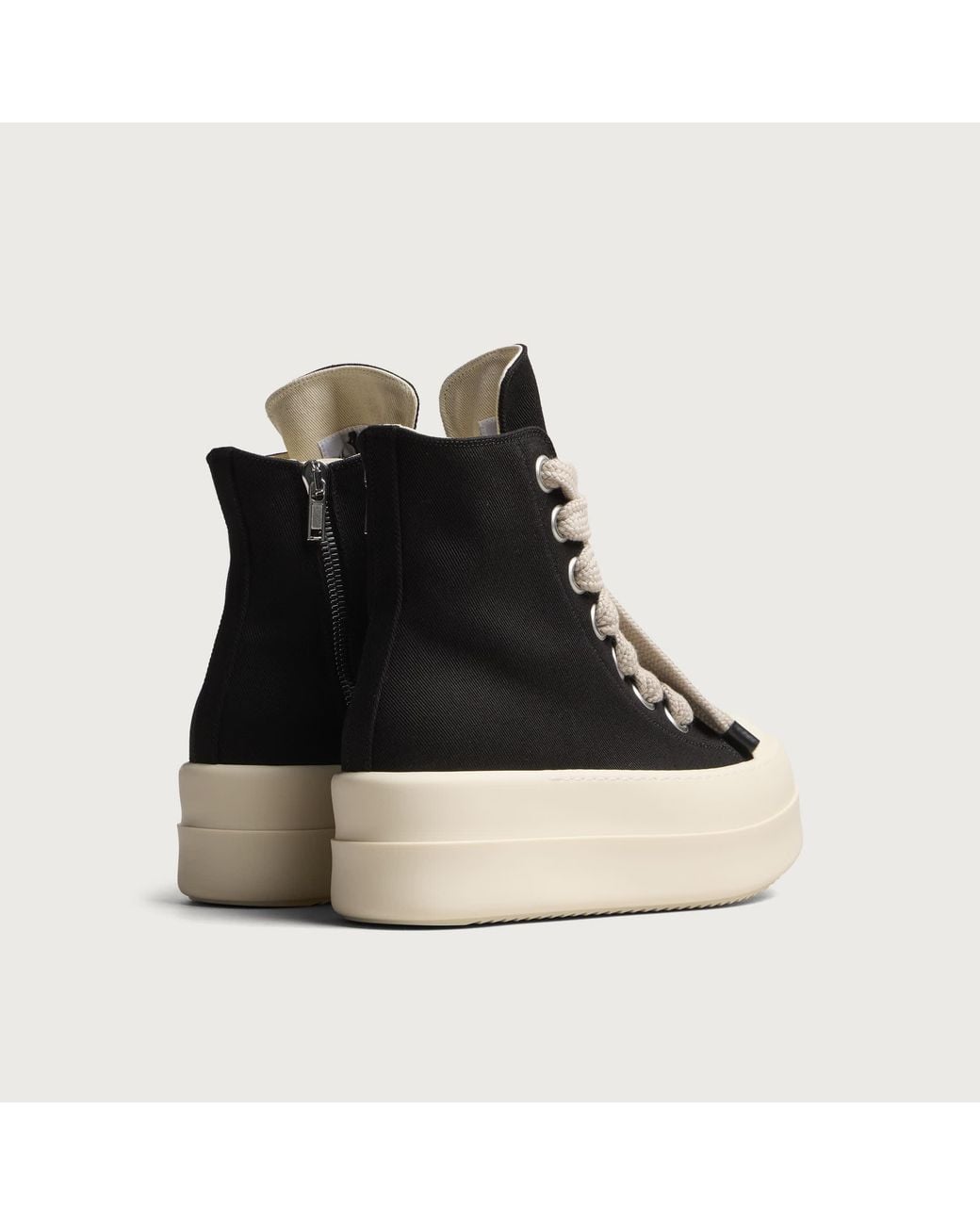 Rick Owens Black Mega Jumbolace Sneaks for men