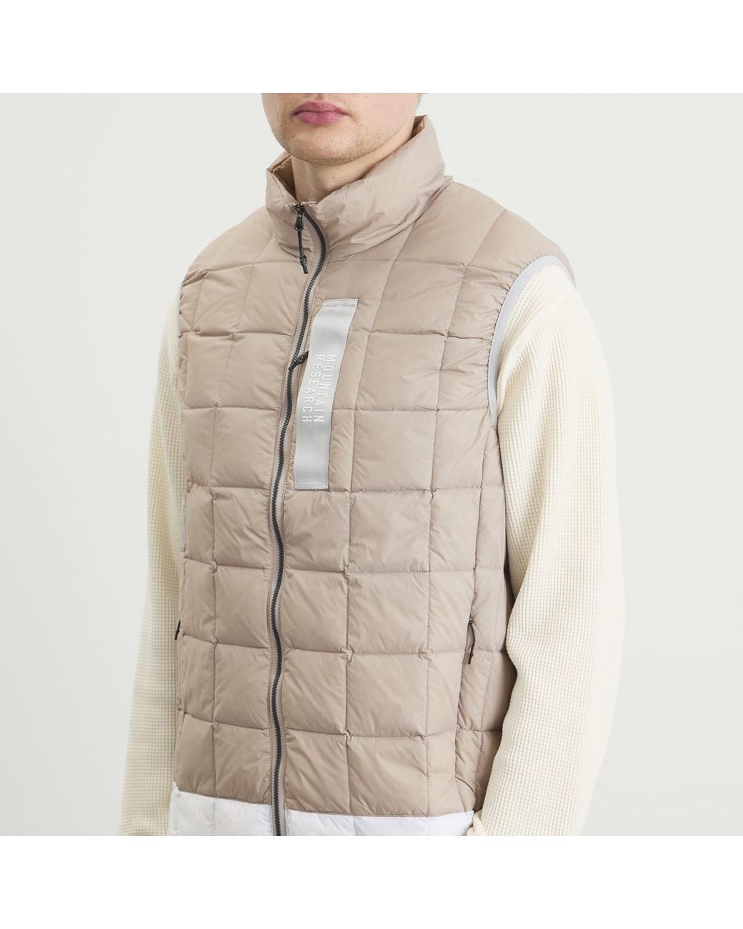Taion Natural X Mountain Research Down Zip Vest for men