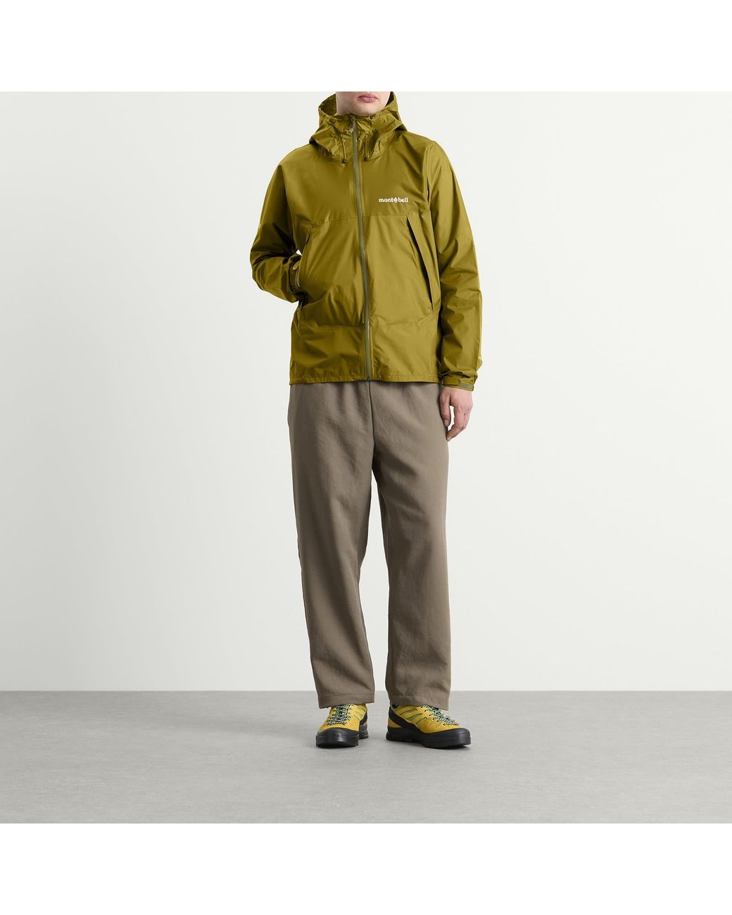 Montbell Green Rain Hiker Jacket for men