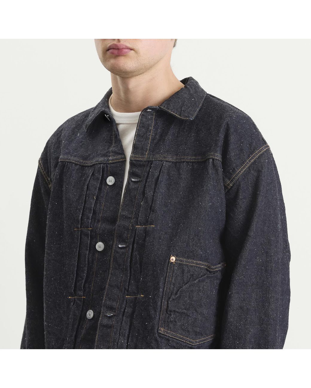 Kaptain Sunshine Blue Denim Tracker Jacket for men