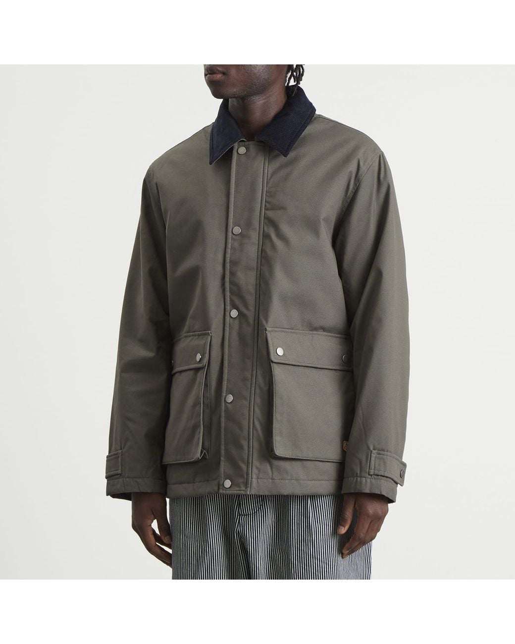 Armor Lux Green Quilted Work Jacket for men