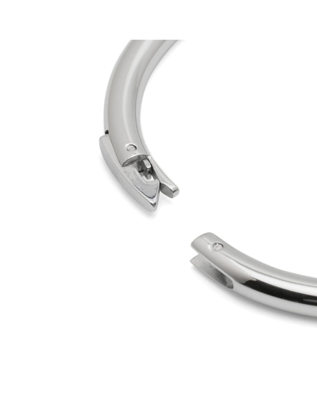 Missoma Metallic Classic Round Hinged Bangle Bracelet