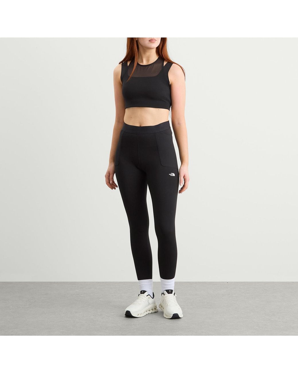 The North Face Black Refina Active Double-Layer Bralette