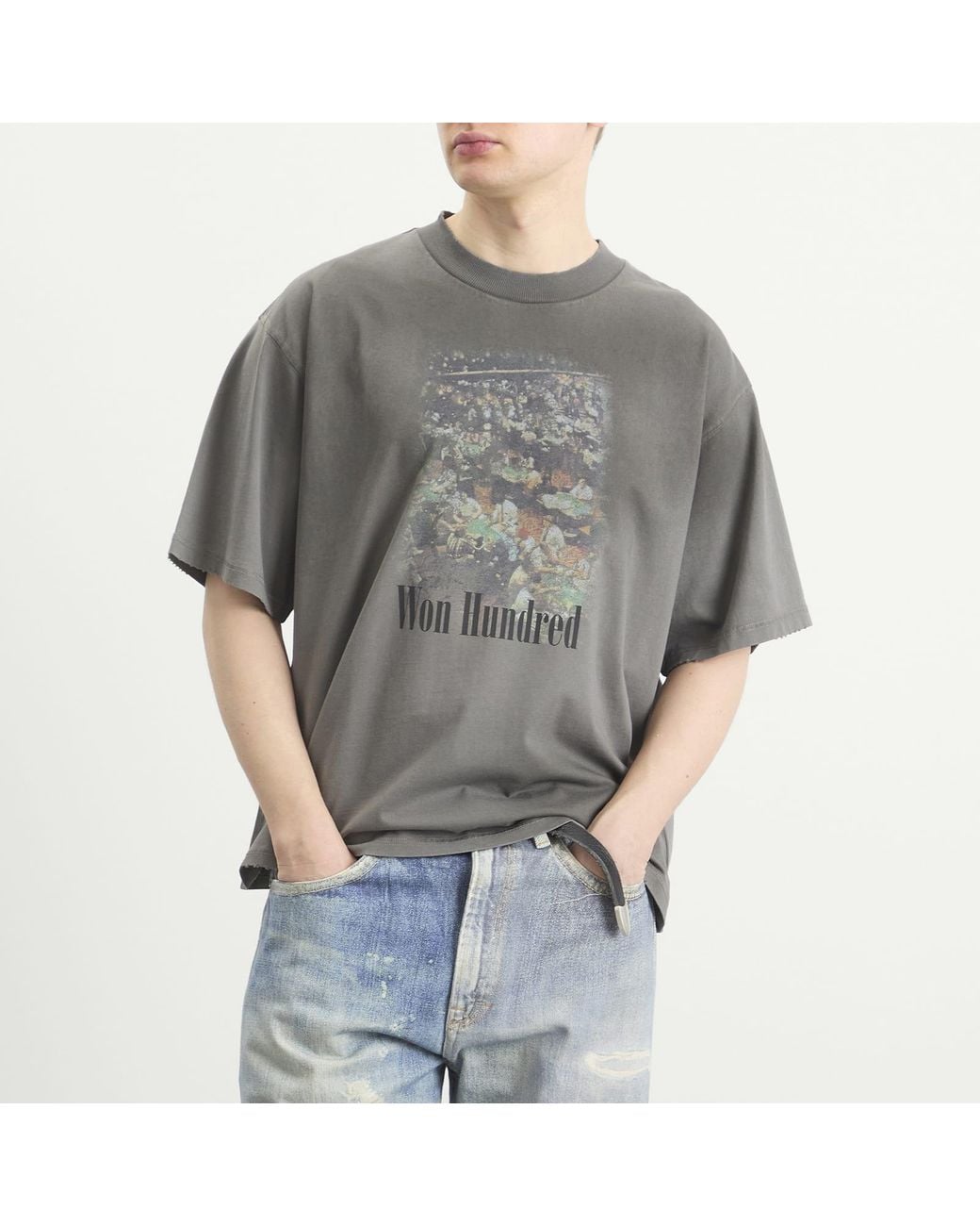 Won Hundred Gray Houston Casino T-Shirt for men