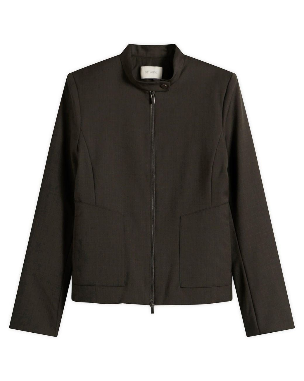 St. Agni Black Moto Jacket