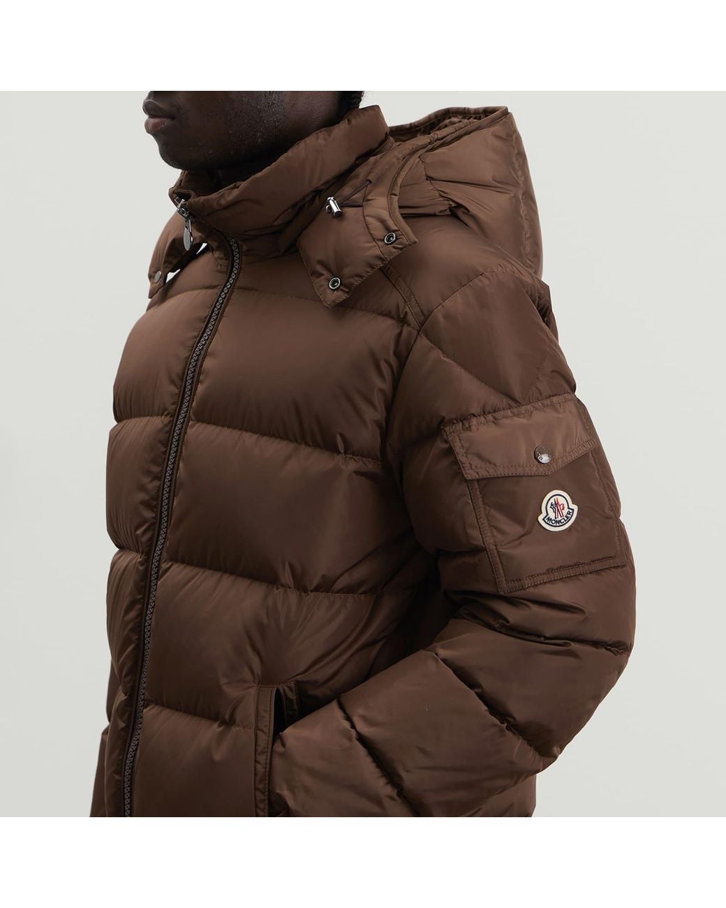Moncler Brown Maya Matte Jacket for men