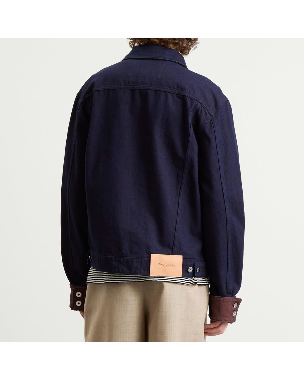 J.W. Anderson Blue Turn Up Cuff Jacket for men