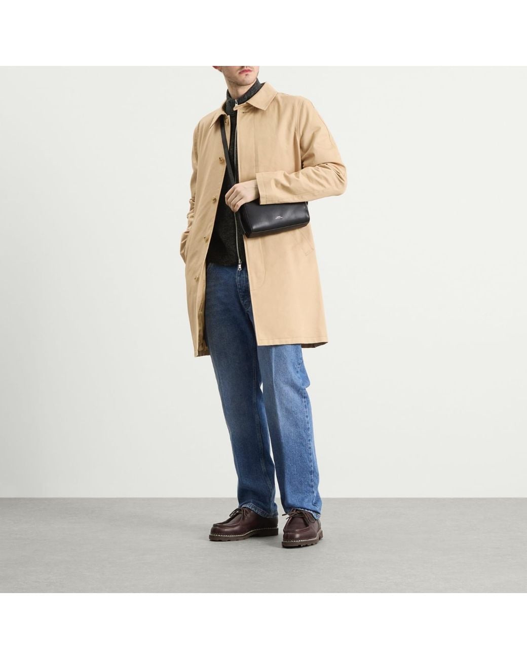 A.P.C. Black Nino Camera Bag for men