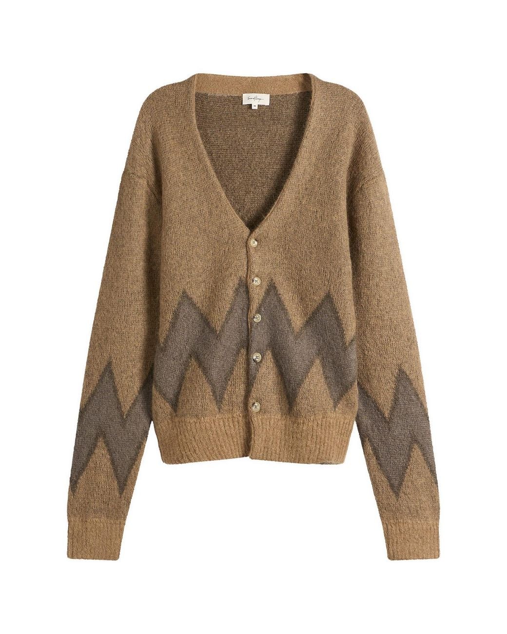 Second/Layer Green Second Layer Chevy Cardigan for men