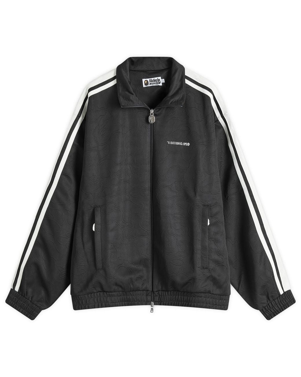 A Bathing Ape Black Line Camo Track Jacket for men