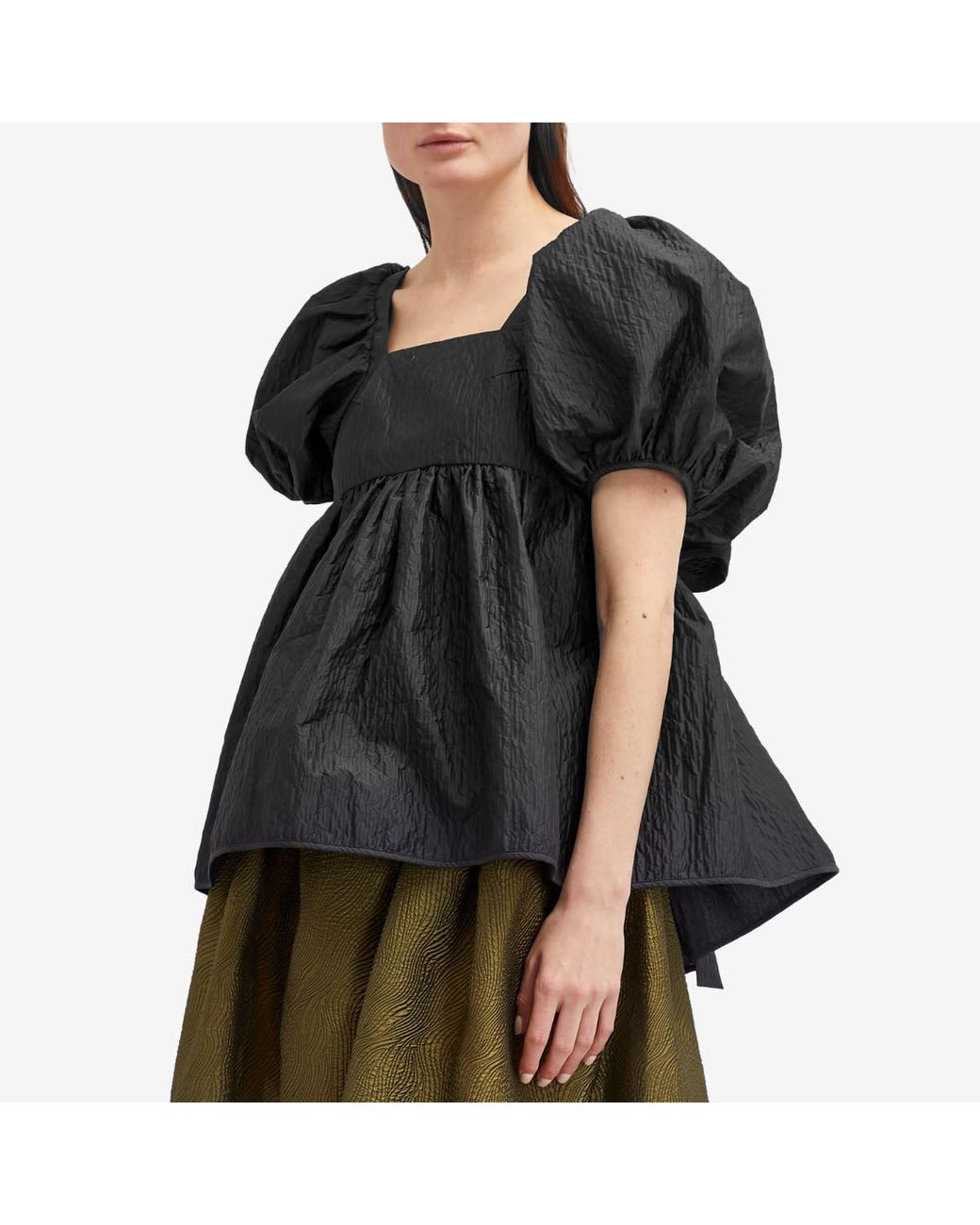セシリーバンセンCECILIE BAHNSEN ALMA BLOUSE Cecilie Bahnsen Women's Alma Blouse in Black Cecilie Bahnsen