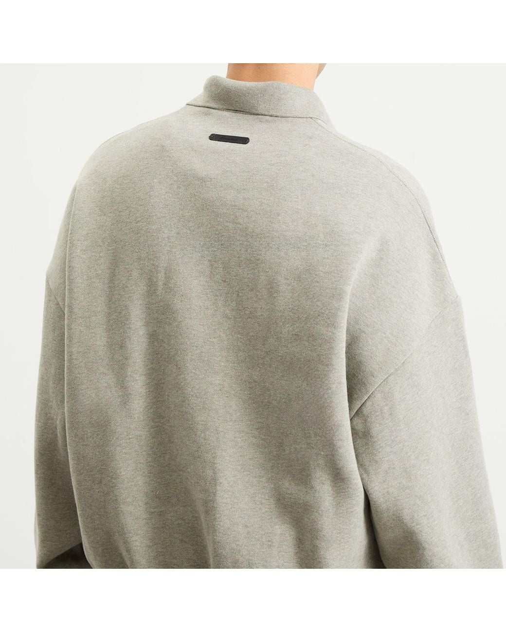 Fear Of God Gray Signature 90S Polo Sweatshirt for men