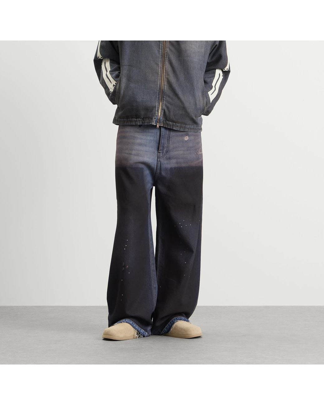 Amiri Blue Faded Carpenter Jean for men