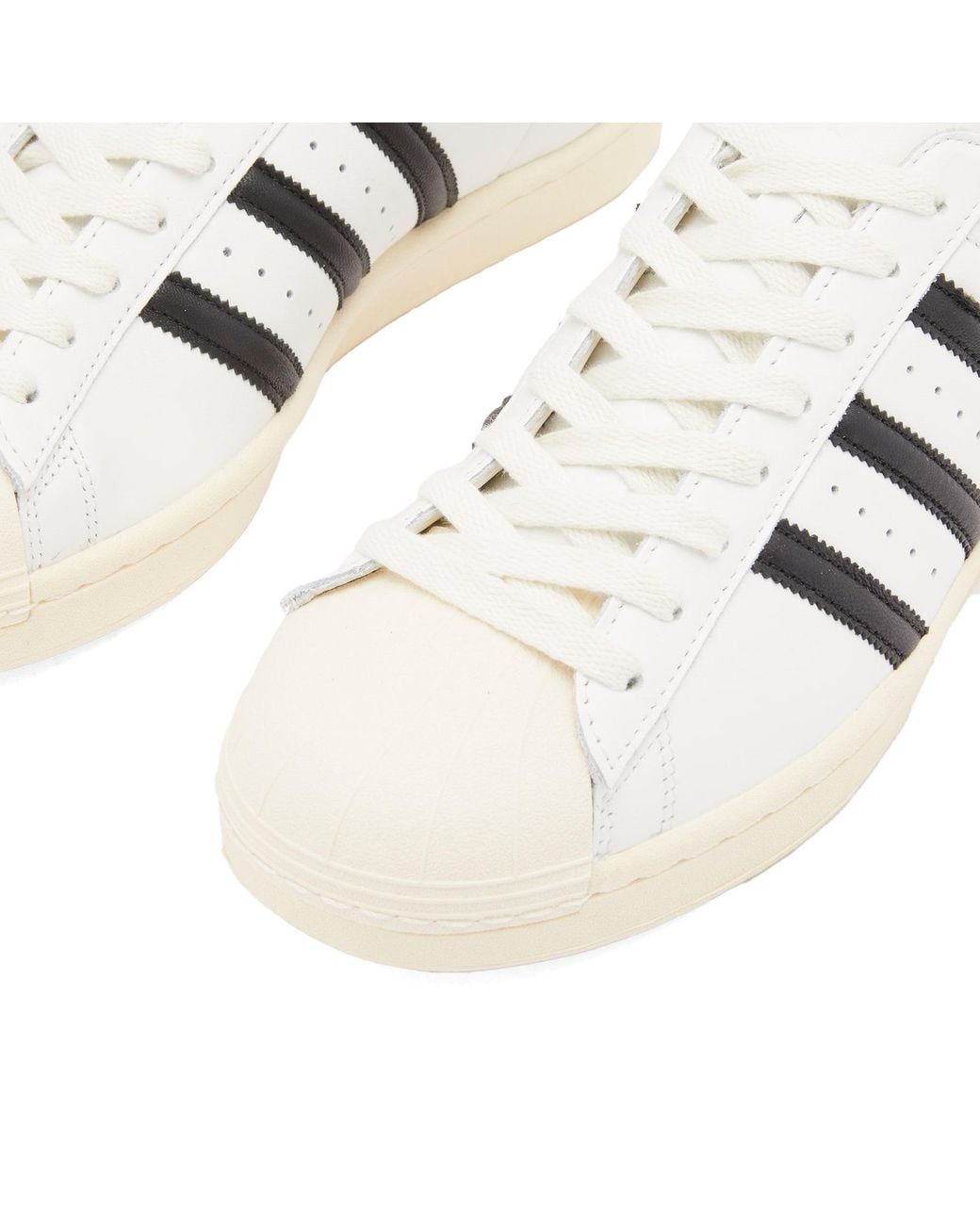 Adidas White Superstar Vintage
