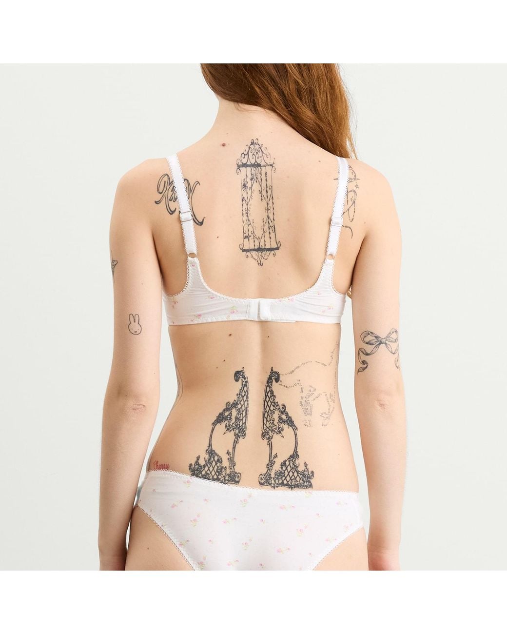 Fruity Booty White Fruit Booty Rosette Bra