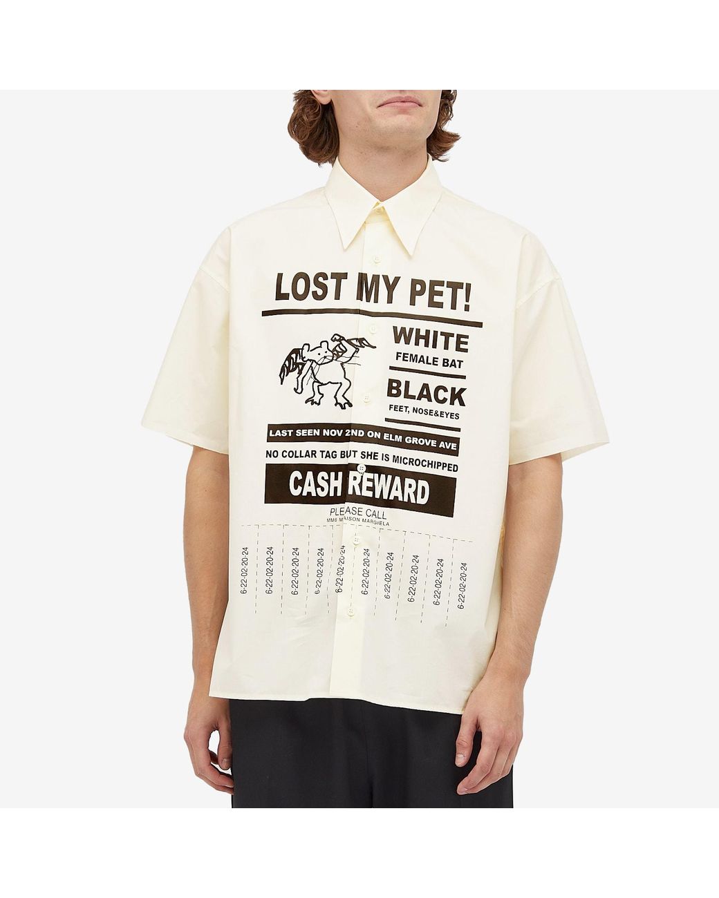 MM6 by Maison Martin Margiela Lost My Pet Vacation Shirt in