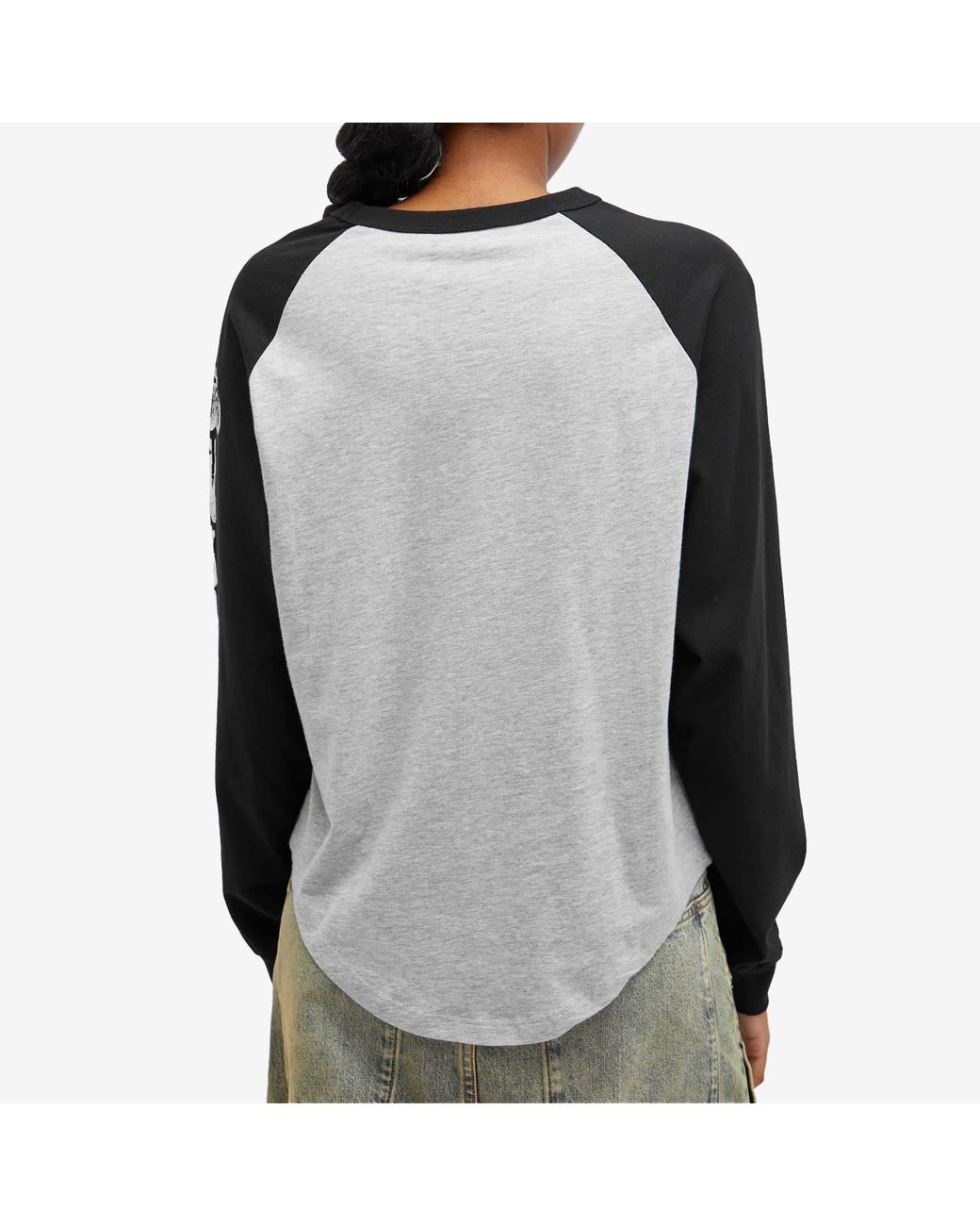 【ARIES】Aged Raglan Baseball LS Tee / MULTI THEROOM | ARIES Aged Raglan Baseball LS Tee - Multi