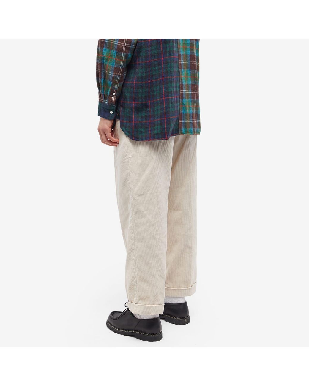 Beams Plus Natural End. X 'ivy League' Two Pleat Corduroy Pant for