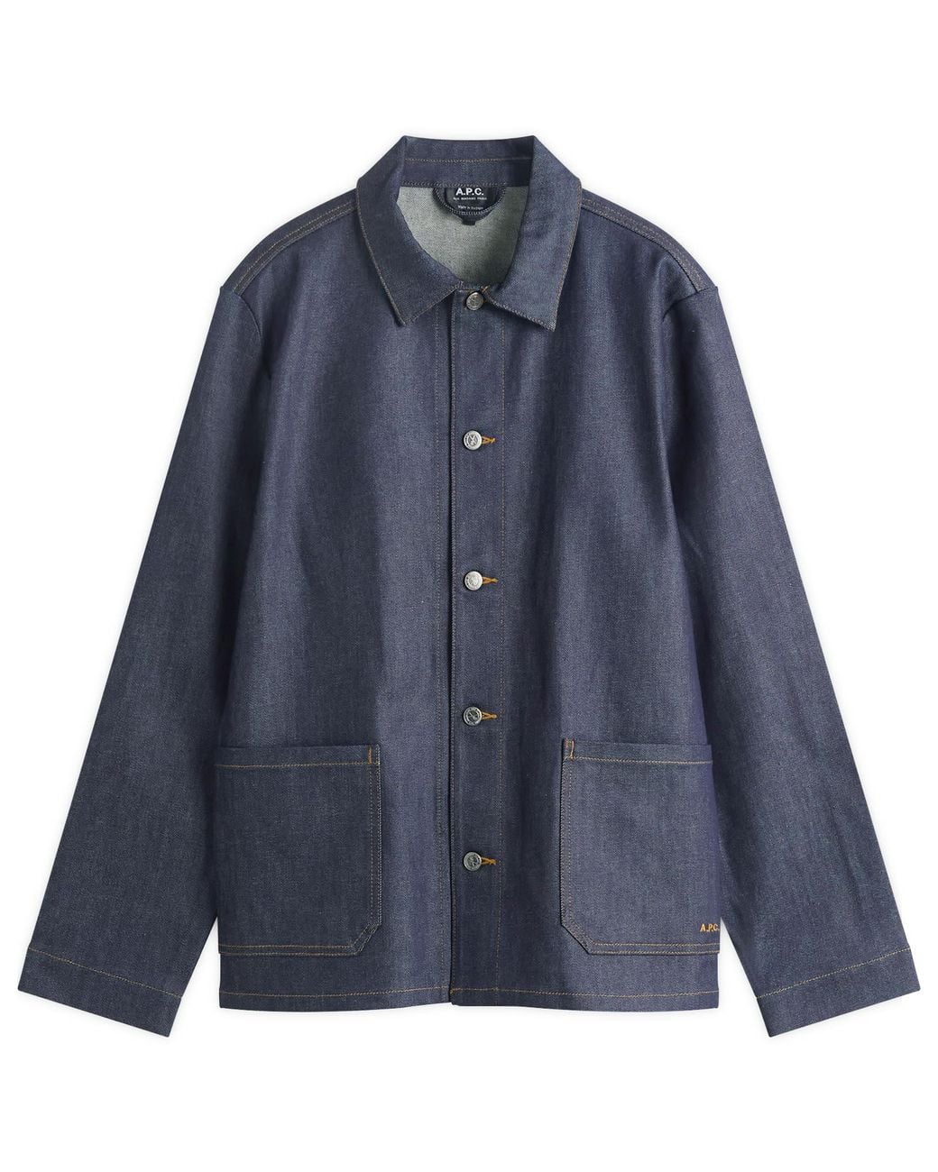 A.P.C. Blue Kerlouan Denim Jacket for men