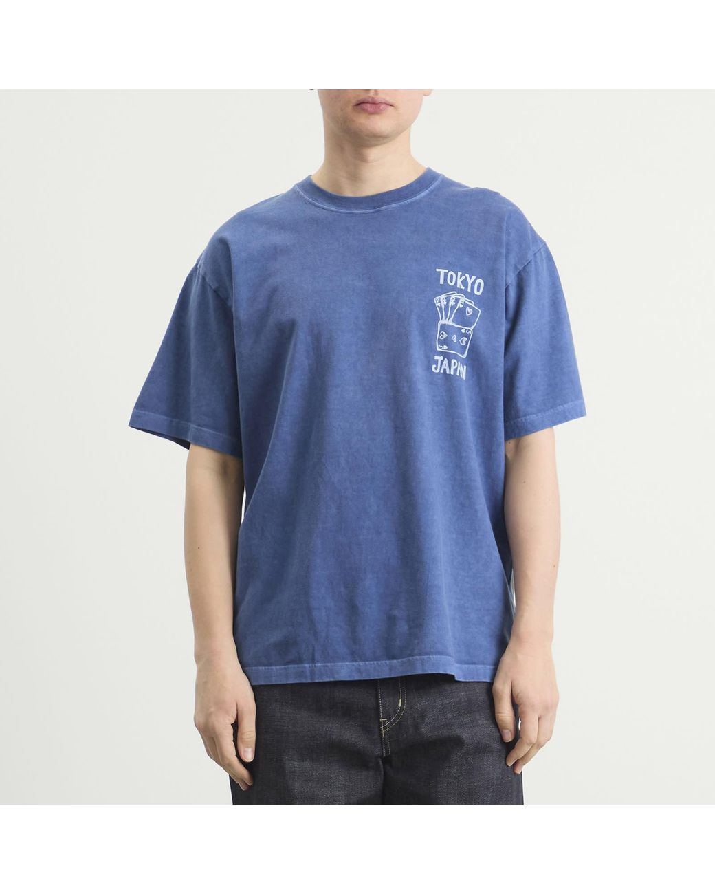 Neighborhood Blue Ss-14 Good Luck T-Shirt for men