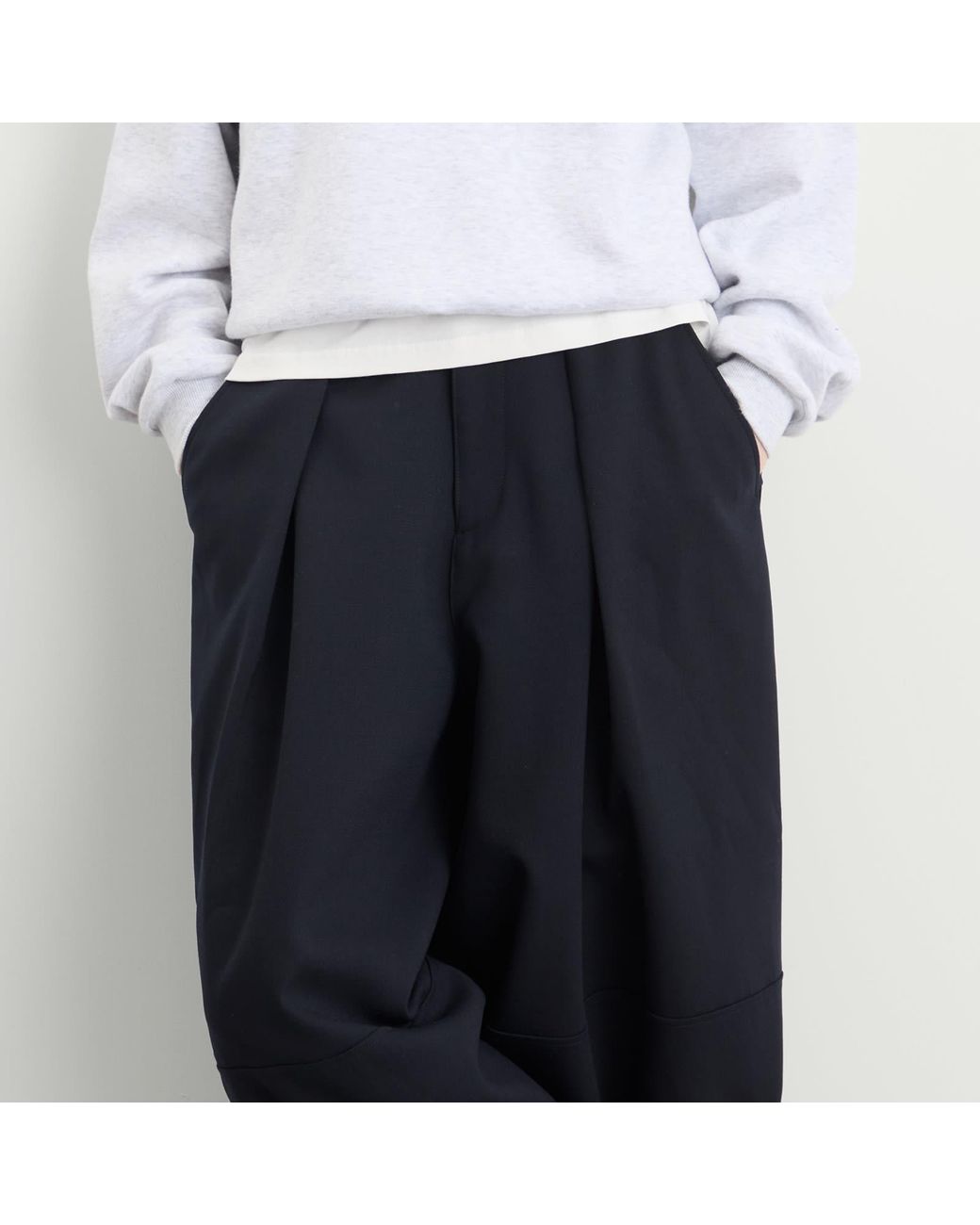 YMC Blue Tailored Deadbeat Trousers