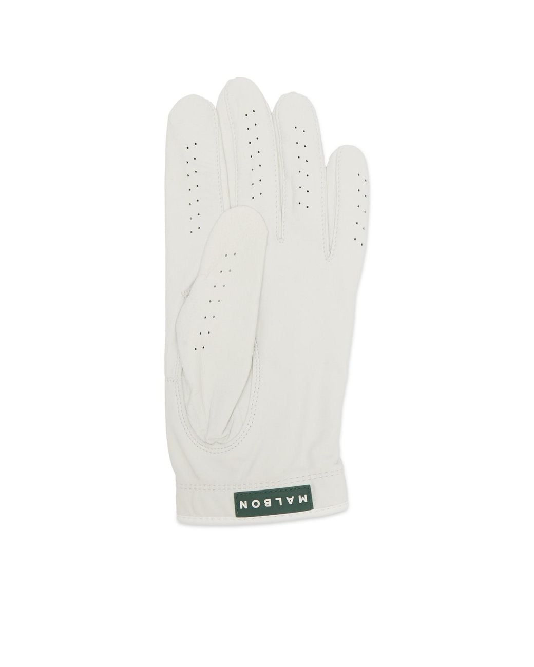 Malbon White Buckets Glove for men
