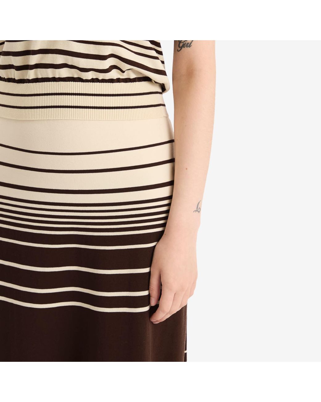 Faithfull The Brand Brown Casia Maxi Skirt
