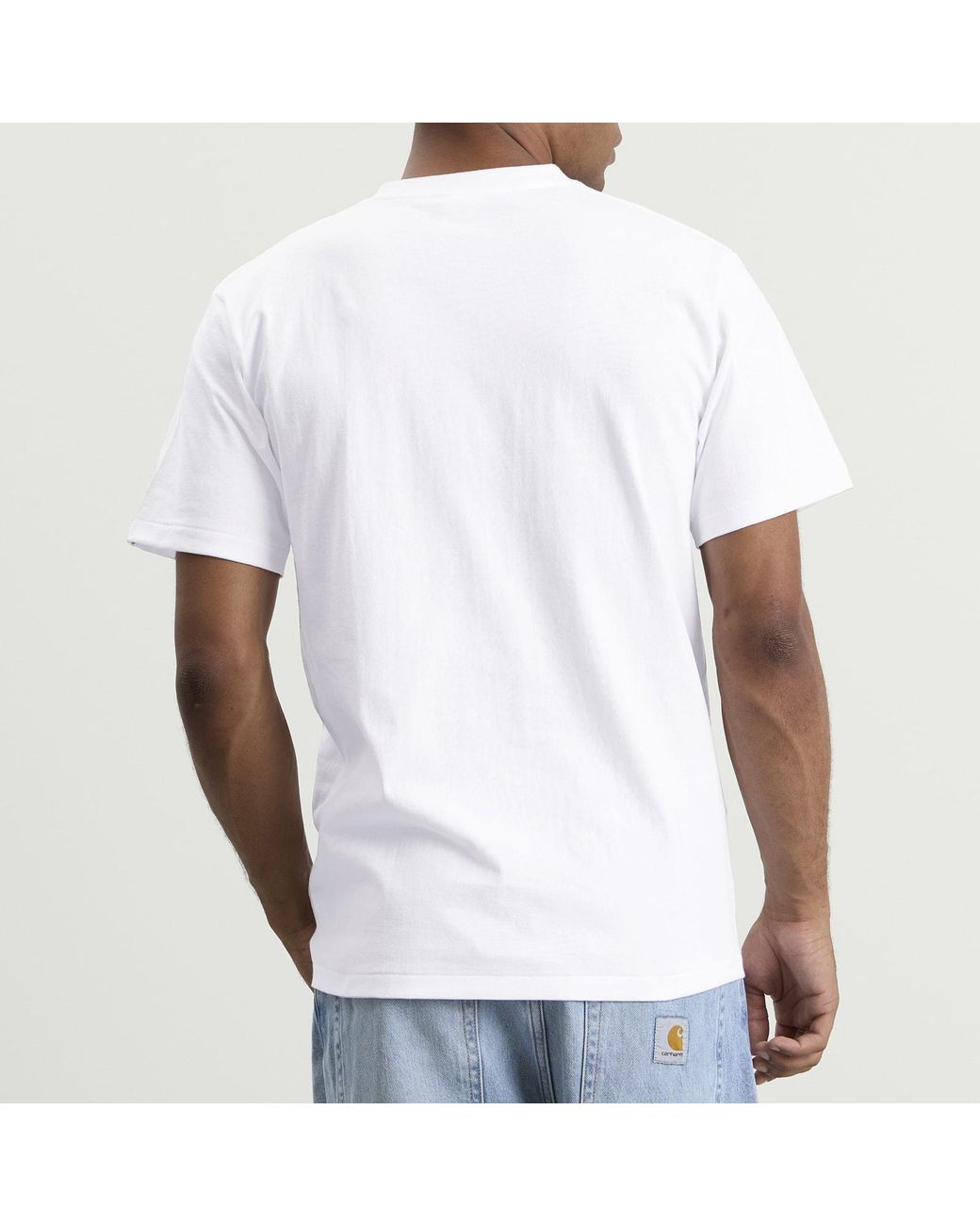 A Bathing Ape White Abc Camo College T-Shirt for men
