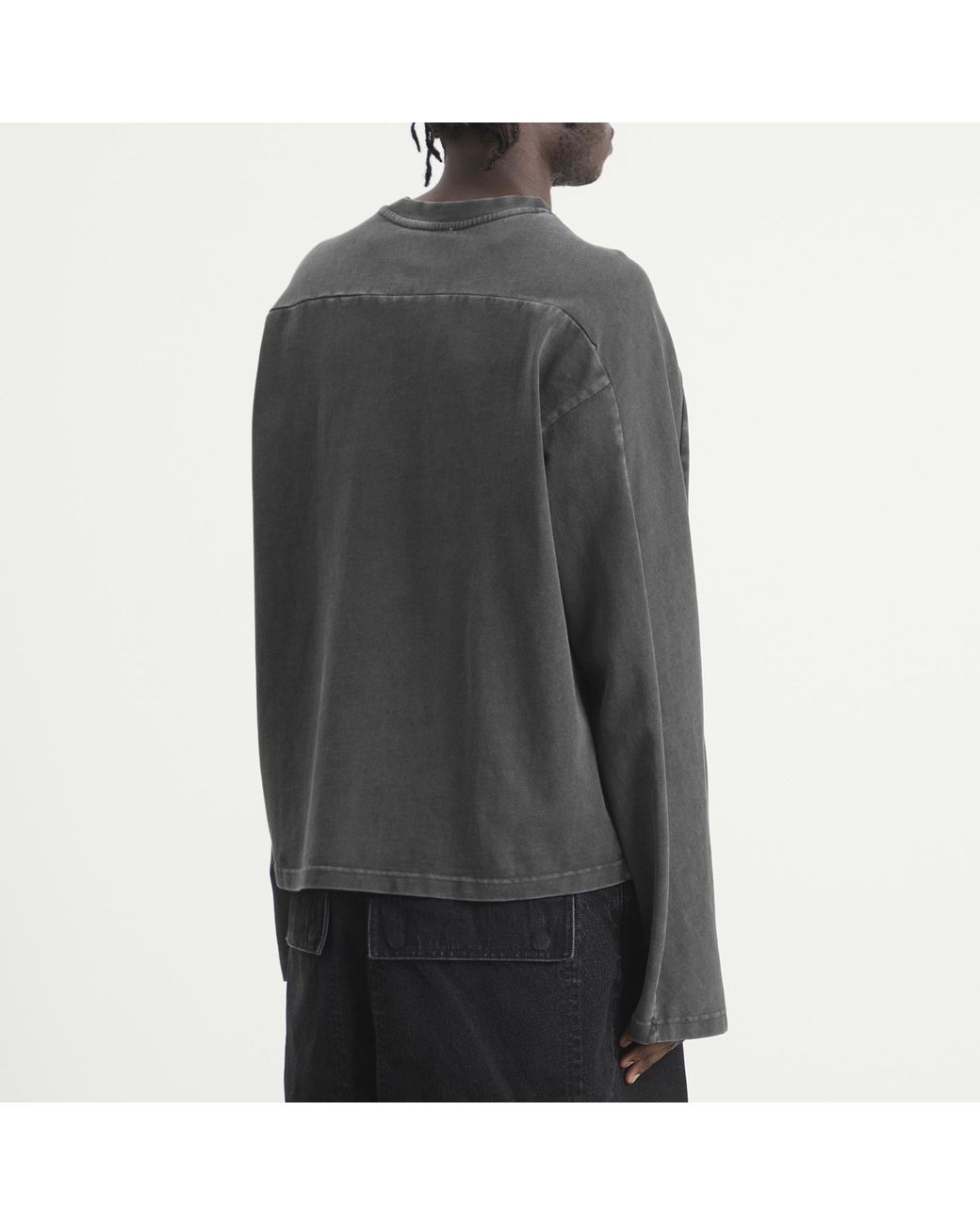 Entire studios Gray Heavy Long Sleeve Top for men